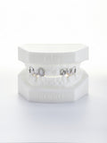 silver custom upper teeth grillz (private custom)