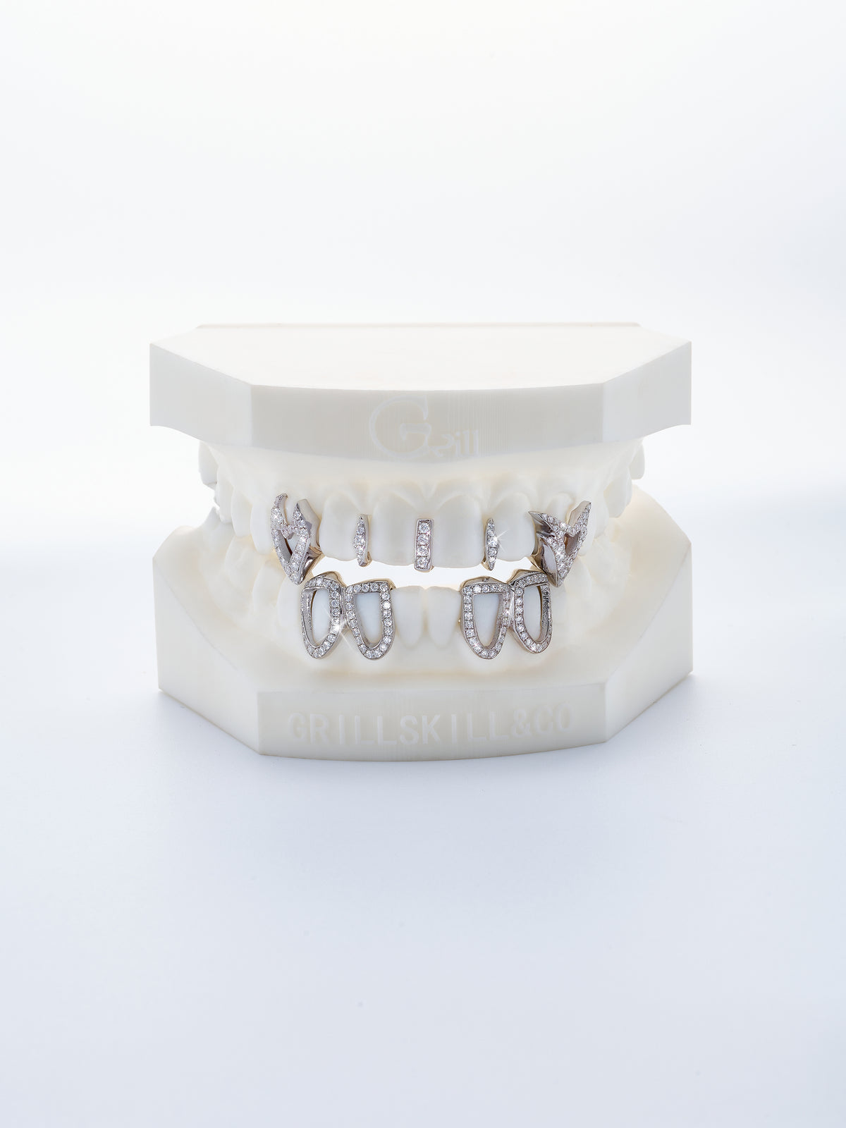 silver custom vvs moissanite special designed grillz (private custom)