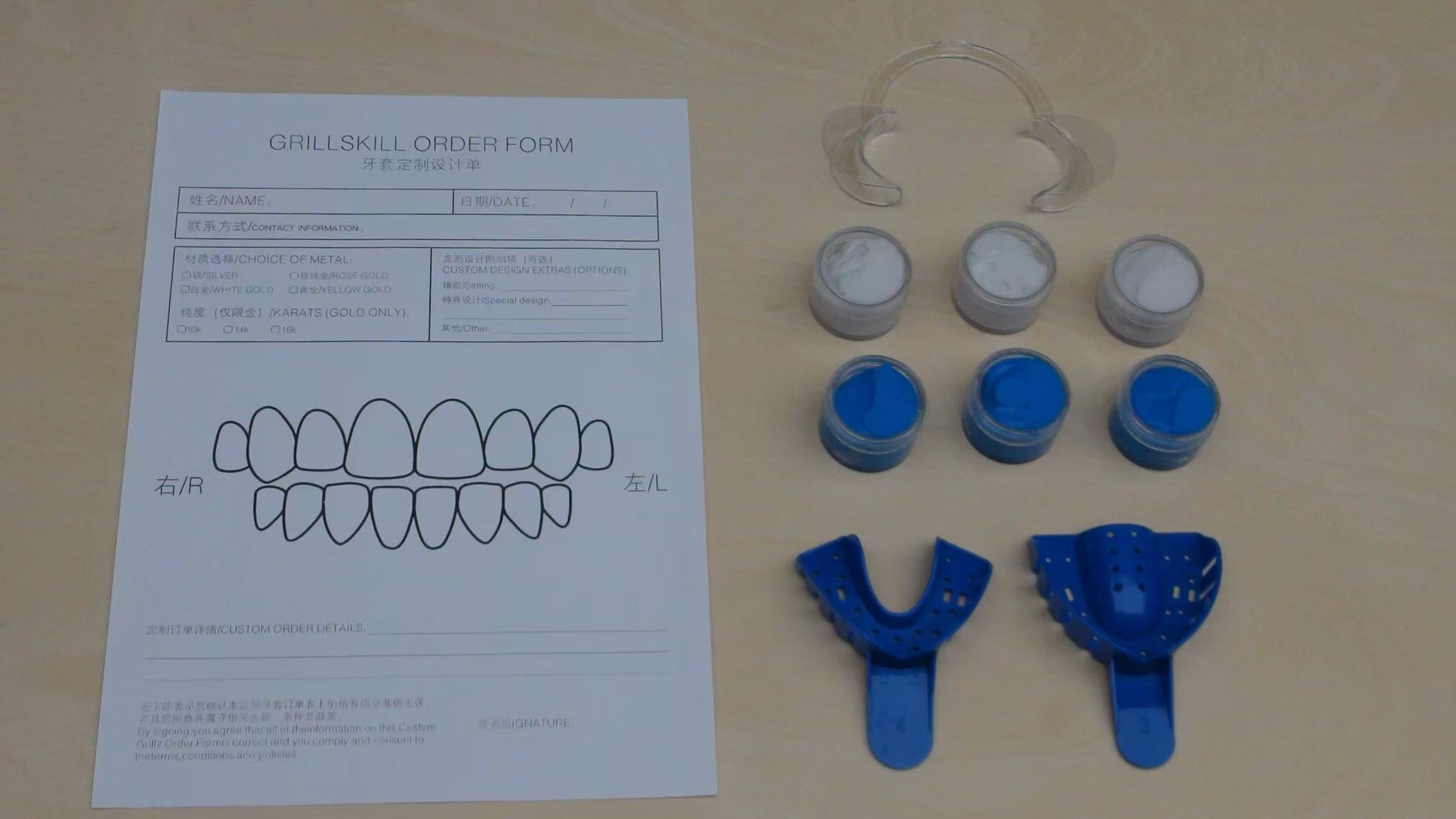 Grillskill® Dental Cast Taking Tools(downpayment)